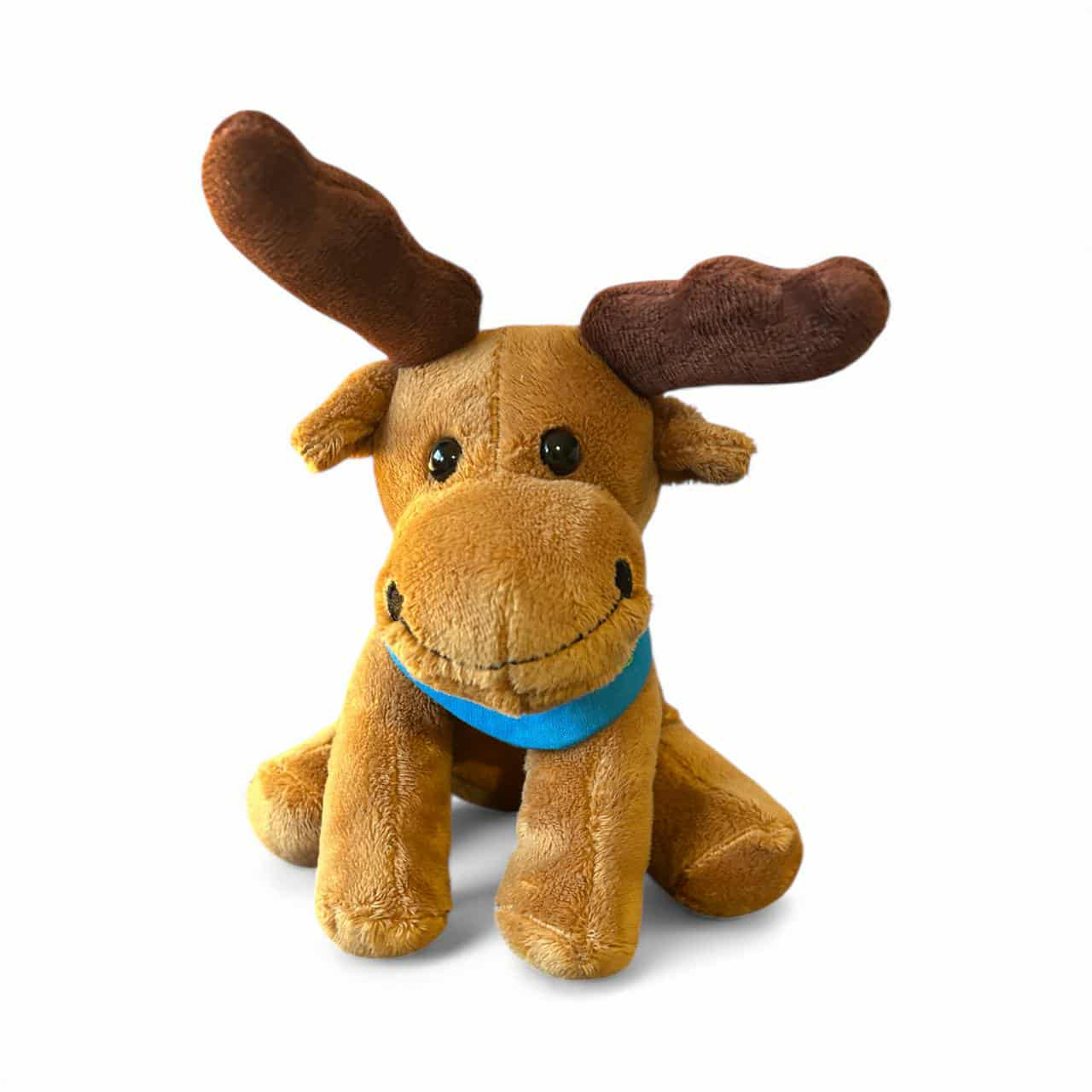 Elchbert der Elch - personalisiertes Kuscheltier mit Namenshalstuch in unterschiedlichen Designs