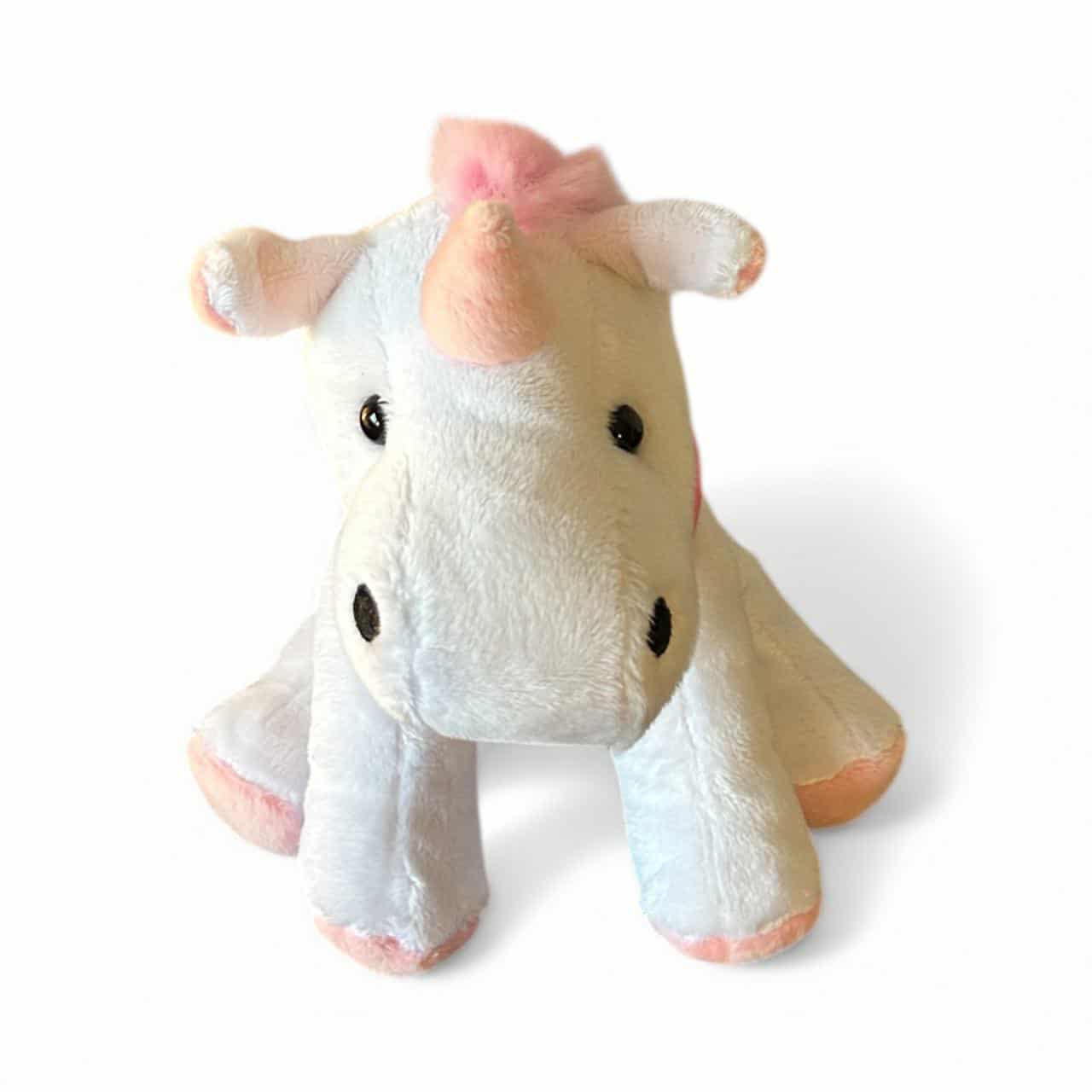 Kuschelwolke das weiße Einhorn - personalisiertes Kuscheltier mit Namenshalstuch in unterschiedlichen Designs