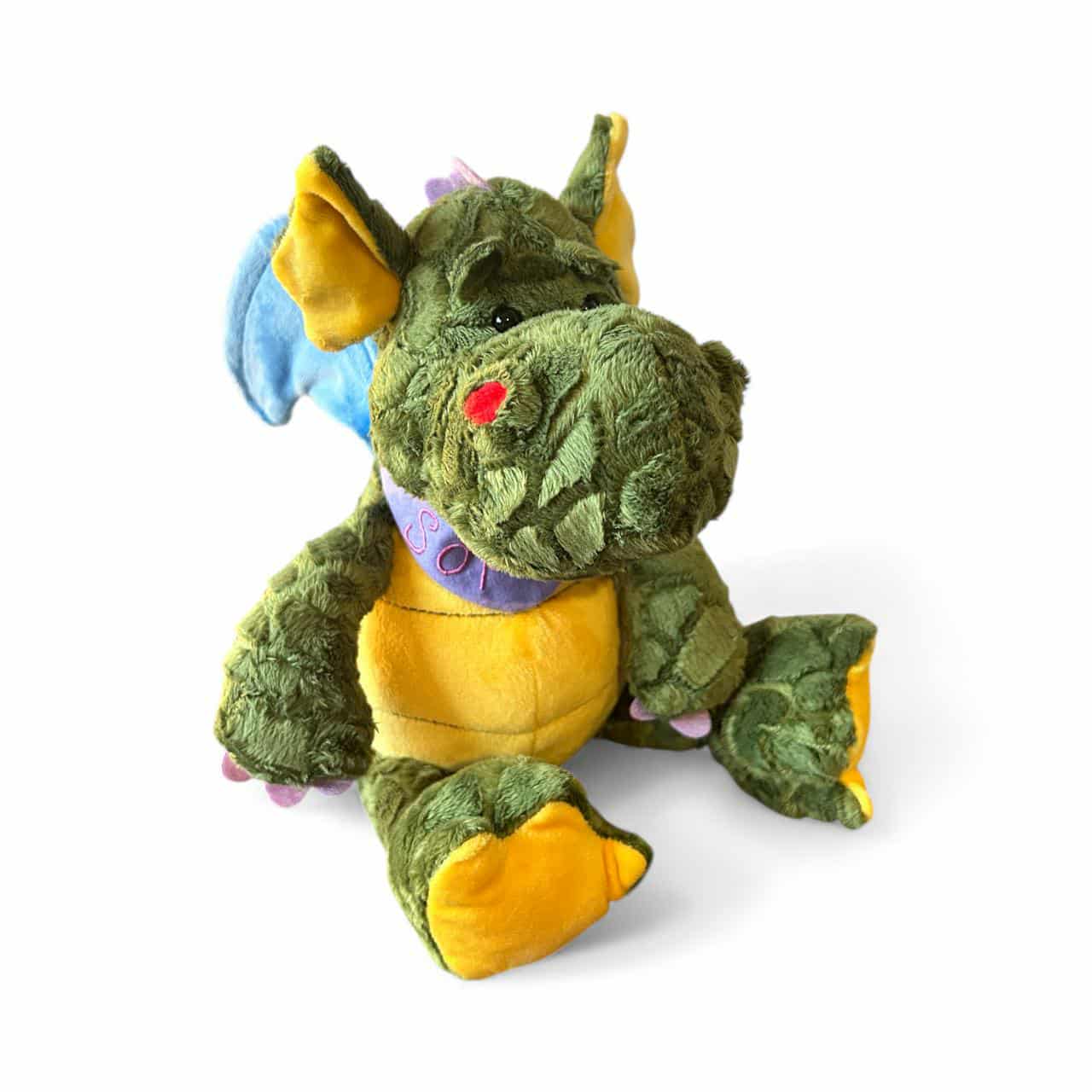 Drago der Drache - personalisiertes Kuscheltier mit Namenshalstuch in unterschiedlichen Designs