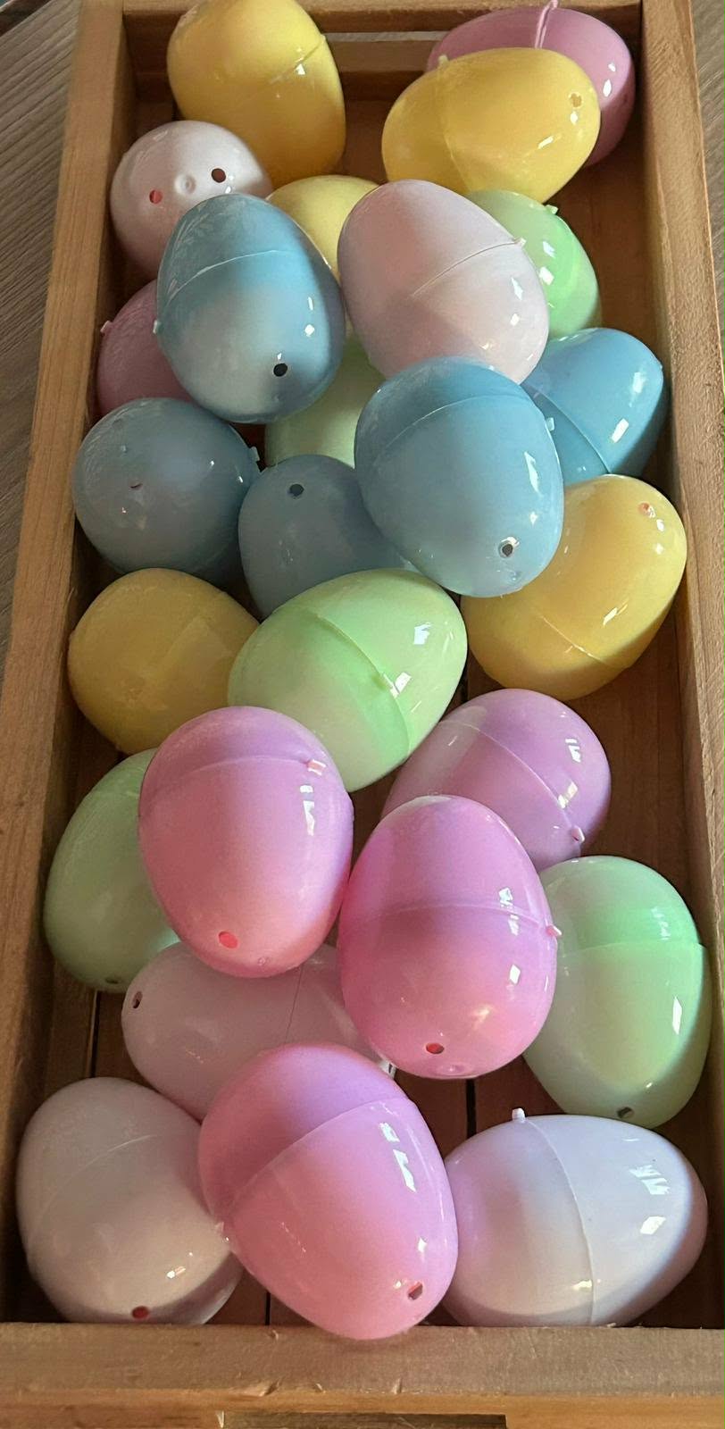 Kreative Glückseier in Pastellfarben